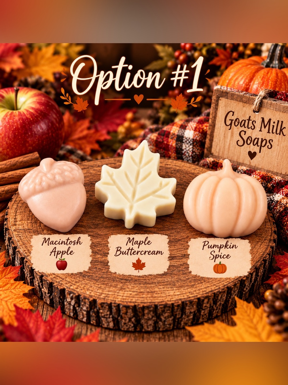 Fall Goat’s Milk Soaps, Handcrafted